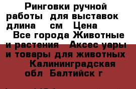 Ринговки ручной работы, для выставок - длина 80 см › Цена ­ 1 500 - Все города Животные и растения » Аксесcуары и товары для животных   . Калининградская обл.,Балтийск г.
